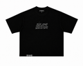 Distressed Patch Tee Black